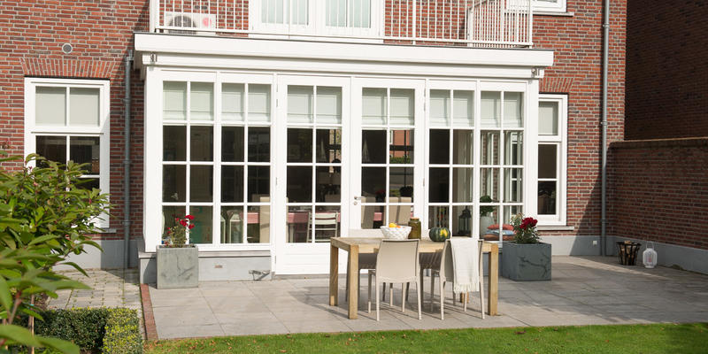balkon op uitbouw